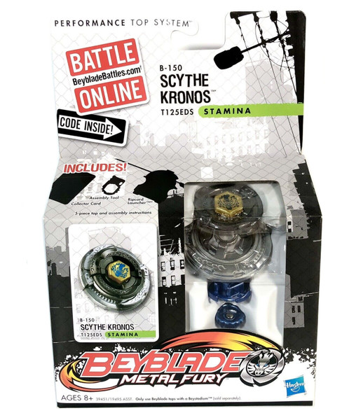 TAKARA TOMY Scythe Kronos T125EDS Metal Fury Beyblade BB-113