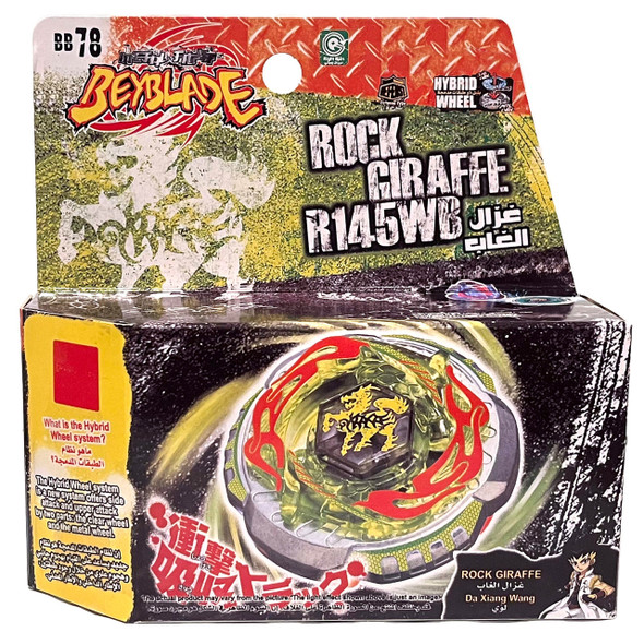 Rock Giraffe / Zurafa R145WB Metal Masters Beyblade Starter Set BB-78