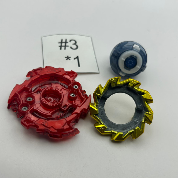 TAKARA TOMY Lost Longinus / Luinor Nine Spiral Burst Beyblade B-111 07 Custom Combo [USED]