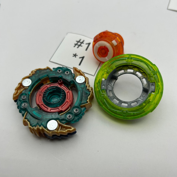 TAKARA TOMY Geist Fafnir 8'Proof Absorb Burst Beyblade B-122 [USED]
