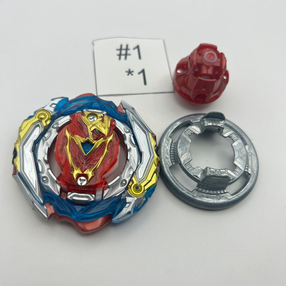 TAKARA TOMY Zest Achilles Illegal Quattro'-4 Burst Beyblade B-201 [USED]