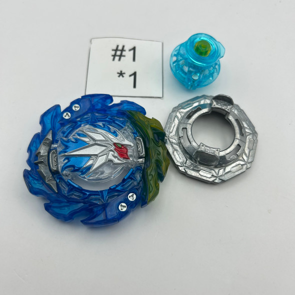 TAKARA TOMY King Helios MR Giga Zeal-10 Burst BU DB Beyblade B-203 [USED]