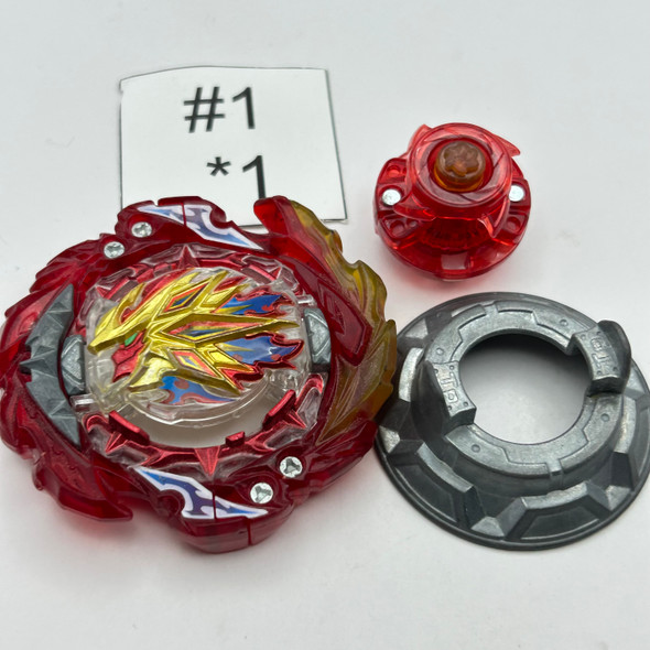 TAKARA TOMY Super Hyperion Tapered Xplosion-2 Burst BU DB Beyblade B-203 [USED]