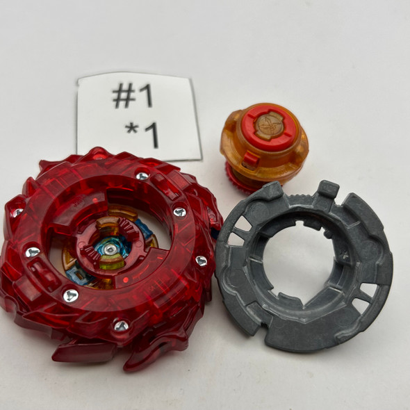 TAKARA TOMY Hyperion Burn Cho Xceed'+X Burst SuperKing Beyblade B-174 [USED]
