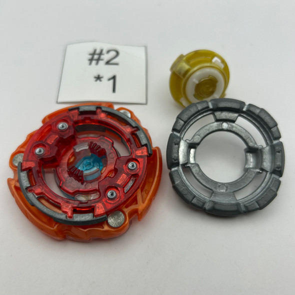 TAKARA TOMY Glide Ragnaruk Wheel Rise 1S Beyblade B-161 [USED]
