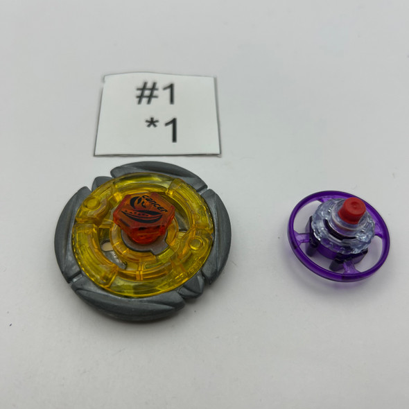 TAKARA TOMY Flame Cancer D125RF Metal Fight / Metal Masters Beyblade BB-100 07 [USED]