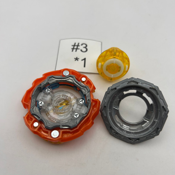 TAKARA TOMY Cyclone Ragnaruk / Roktavor Giga Never-6 Burst DB Beyblade B-181 01 [USED]