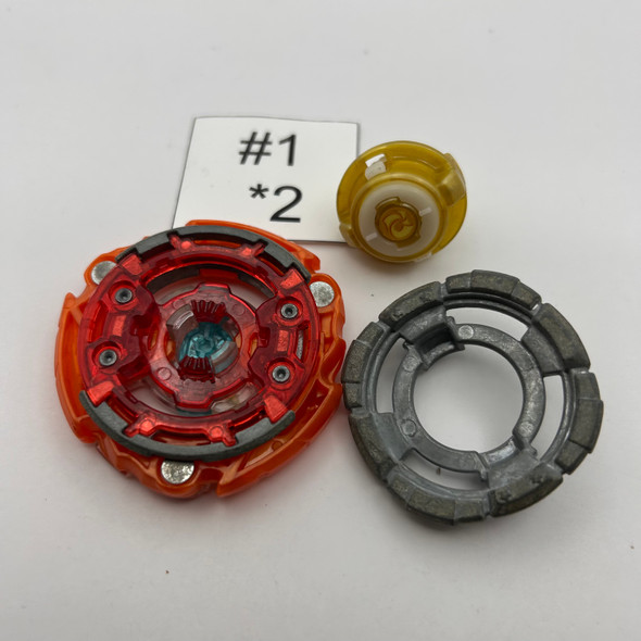 TAKARA TOMY Glide Ragnaruk Wheel Rise 1S Beyblade B-161 Listing Two [USED]