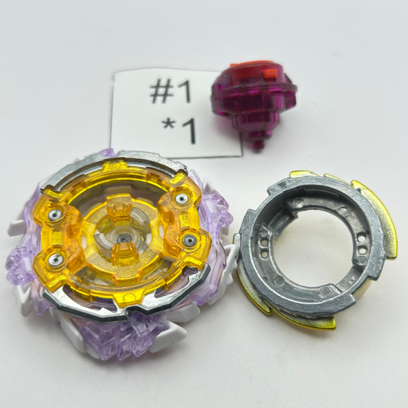TAKARA TOMY Abyss Diabolos / Devolos 5 Fusion' 1S Burst SuperKing Beyblade B-170 06 [USED]