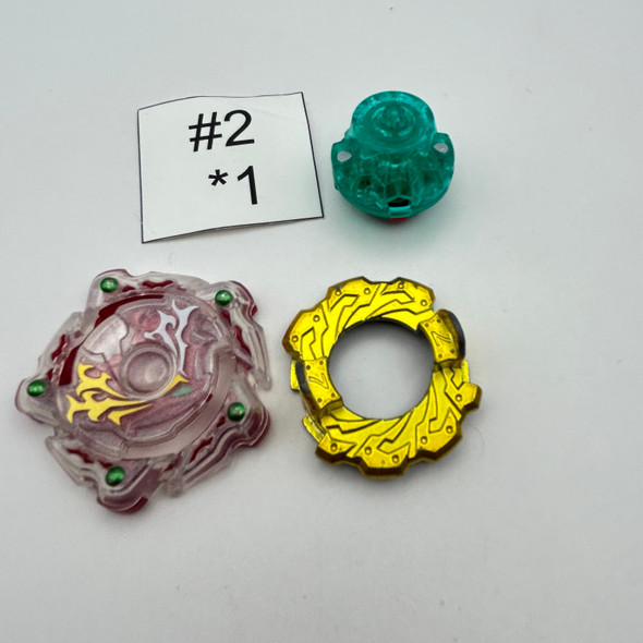TAKARA TOMY Shining Amaterios 0 Destroy' Burst Beyblade B-158 08 [USED]