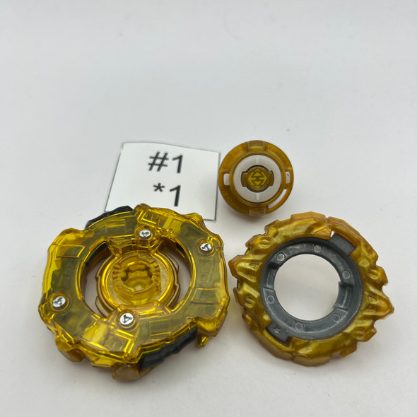 TAKARA TOMY Gold Knight Cho-Z Achilles 00 Dimension Burst Beyblade B-00 [USED]