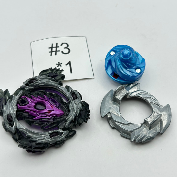 TAKARA TOMY Bloody Longinus / Lúinor Black CC Burst Beyblade B-128 Custom Combo [USED]