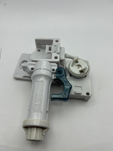 Copy of TAKARA TOMY Launcher Grip BB-15 + Left Spin Launcher, White Grip, White Clip, USED
