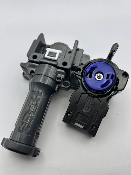 TAKARA TOMY Grey 3-Segment Launcher Grip BB-73 + Dual Spin Launcher #25 [USED]