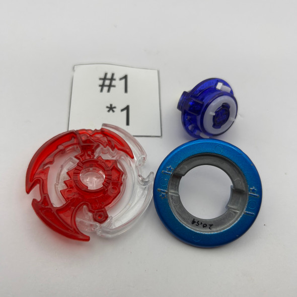 TAKARA TOMY Dark Deathscyther Random Layer Collection Vol. 5 Burst Beyblade BG-05 01 Custom Combo [USED]