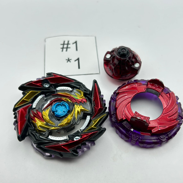TAKARA TOMY Death Diabolos / Devolos 4Turn Merge' 1D Burst SuperKing Beyblade Burst SuperKing Beyblade B-170 01 [USED]