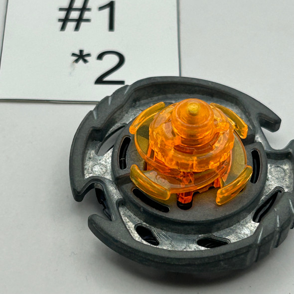 TAKARA TOMY Thermal Pisces T125ES Hybrid Wheel Custom Set Stamina & Defense Type Beyblade Metal Fight / Metal Fusion BB-57 Listing Two [USED]
