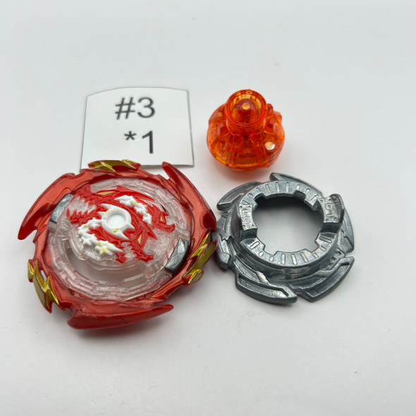 TAKARA TOMY Dynamite Kerbeus Legacy Moment-9 Burst DB Ultimate QuadDrive Beyblade B-198 04 [USED]