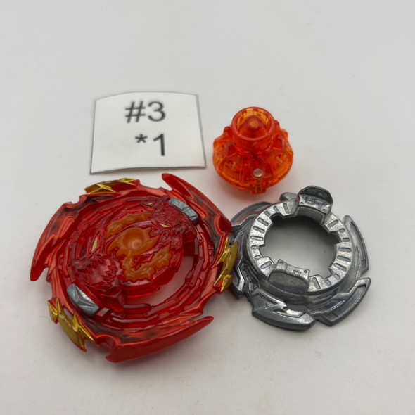 TAKARA TOMY Dynamite Kerbeus Legacy Moment-9 Burst DB Ultimate QuadDrive Beyblade B-198 04 [USED]