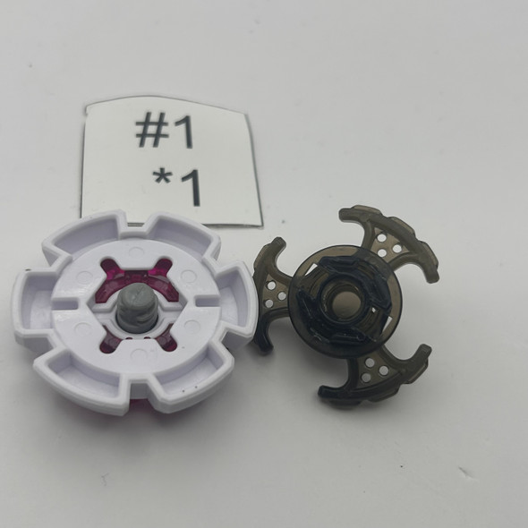 TAKARA TOMY Clay Aries ED145B Metal Fusion Plastic Beyblade BB-45 01 [USED]