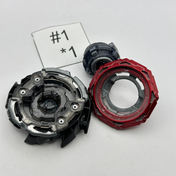 TAKARA TOMY Super Hyperion Giga Metal Dimension 4A Burst DB QuadDrive Beyblade B-196 04 [USED]