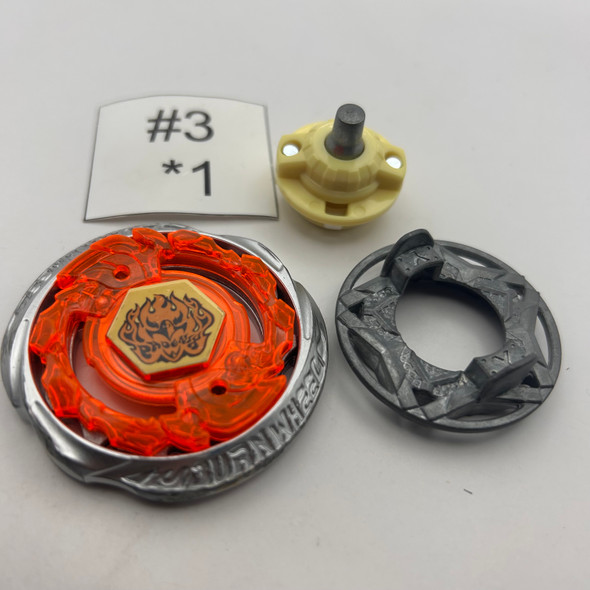 TAKARA TOMY Burn Phoenix Yell Wedge B-158 01 Burst Rise Beyblade [USED]