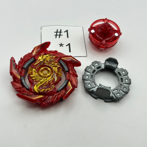 TAKARA TOMY  Kolossal / King Fafnir 8' Defense 1S B-170 03 Burst SuperKing Beyblade [USED]