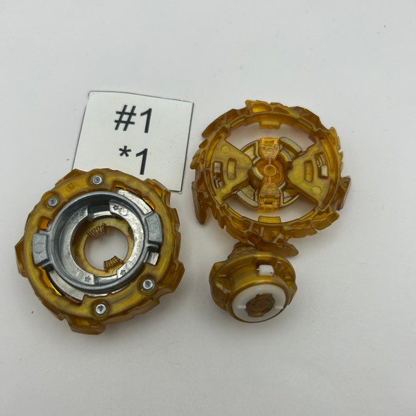 TAKARA TOMY King Helios Survive 1B (Fire Gold Ver.) B-178 02 Burst Surge SuperKing Beyblade [USED]