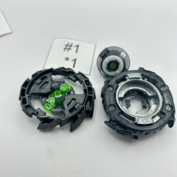 TAKARA TOMY Super Hyperion Quick 1A (Black Ver.) B-178 04 Burst Surge SuperKing Beyblade [USED]