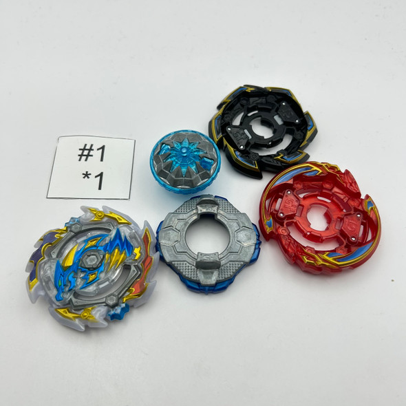 TAKARA TOMY Ace Rock Glyph Dragon Sting Charge Burst Beyblade B-136 Gatinko Battle Set [USED]