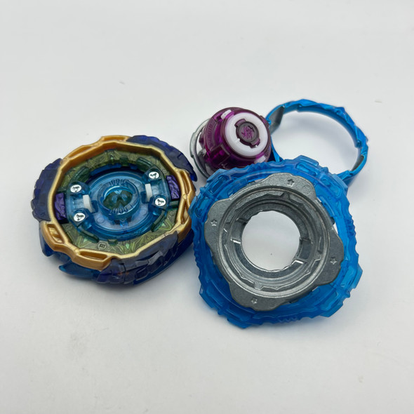 TAKARA TOMY Devil Belial Over Mobius Custom Combo Burst DB Ultimate Beyblade B-202 03 [USED]