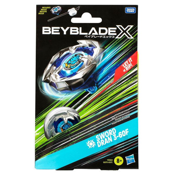 HASBRO Sword Dran 3-60F Beyblade X Starter BX-01