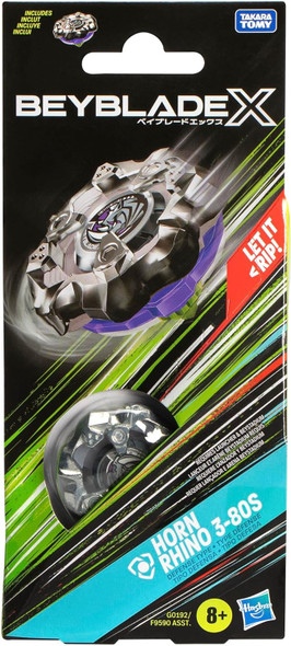 HASBRO Horn Rhino 3-80S Beyblade X Booster BX-19