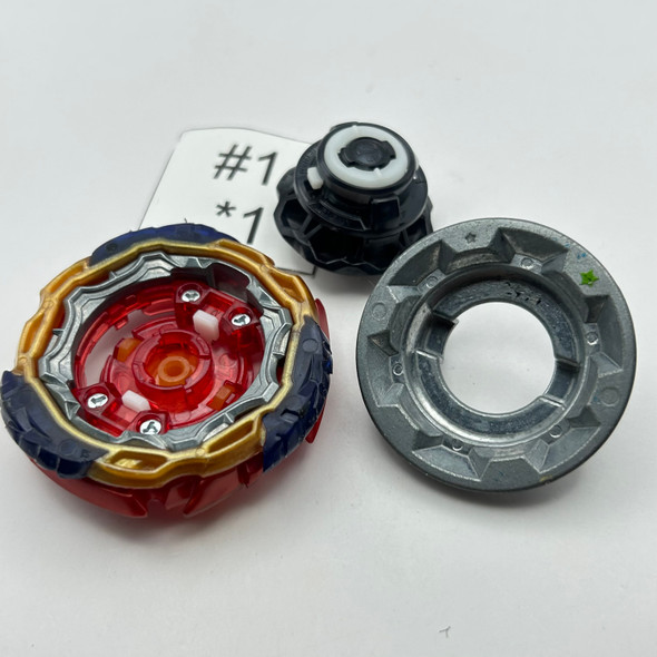 TAKARA TOMY Dynamite Kerbeus Tapered Drift - 0 Burst DB Ultimate QuadDrive Beyblade B-198 04 [USED]