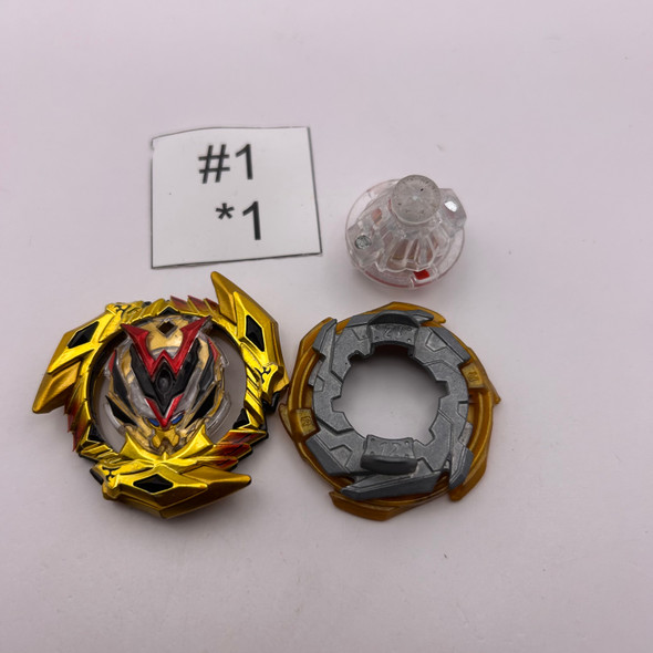 TAKARA TOMY Winning Valkyrie 12 Volcanic'  Gold Ver.) Burst Cho-Z Beyblade B-132 01 [USED]