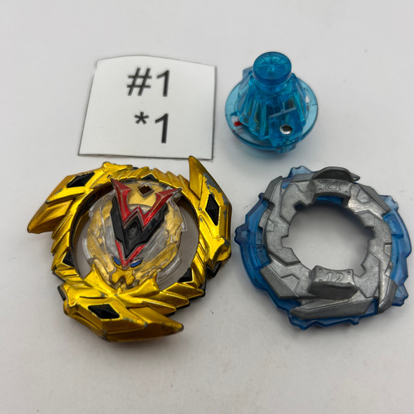 TAKARA TOMY Winning Valkyrie 12 Volcanic'  Gold Ver.) Burst Cho-Z Beyblade B-132 01 [USED]