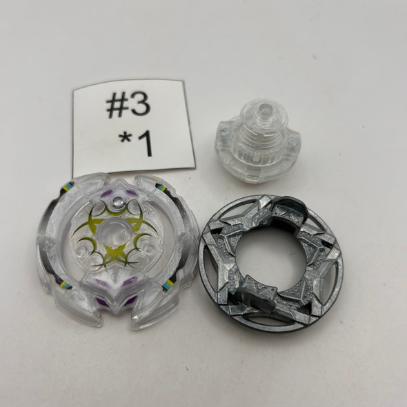 TAKARA TOMY Chaos  Burst Beyblade Triple Booster Set B-57 [USED]