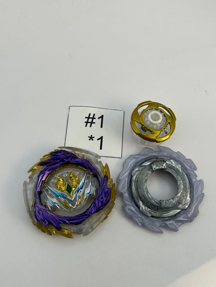 TAKARA TOMY Dynamite Belial Nexus Venture Full Gear Gold Burst DB QuadDrive Beyblade B-194 02 [USED]