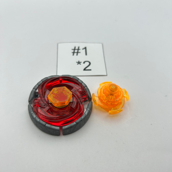 TAKARA TOMY Earth Virgo T125ES Deck Entry Set Ver. Listing Two Beyblade Metal Fight / Metal Masters BB-75 [USED]