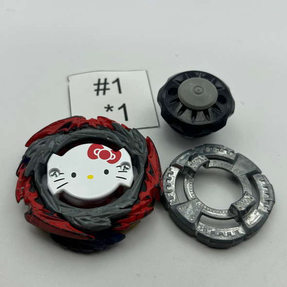 TAKARA TOMY Devil Kitty Wheel Drift Burst DB Beyblade B-180 [USED]