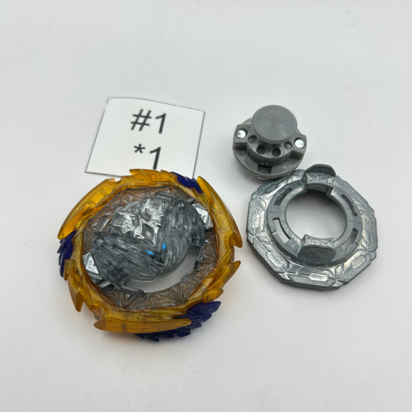 TAKARA TOMY Destruction Belfyre / Dynamite Belial Giga Bearing (Gold Ver.) Burst DB Beyblade B-190 [USED]