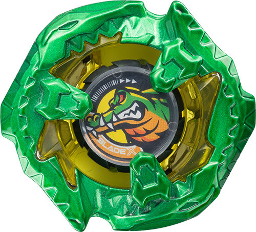 TAKARA TOMY Croc Crunch 2-60Q Emerald Beyblade X Booster BX-00