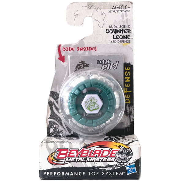 HASBRO Counter Leone 145D Metal Masters Beyblade BB -04 Legend