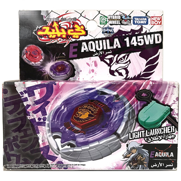 TAKARA TOMY NEWBOY Earth Eagle Aquila 145WD Metal Fusion Beyblade Starter BB-47