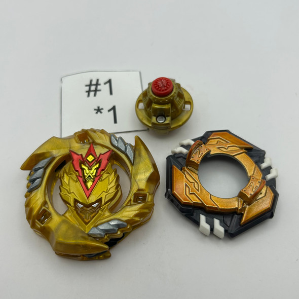 TAKARA TOMY Gold Cho-Z Valkyrie / Valtreyk Zenith Variable Burst Beyblade B-158 07 [USED]