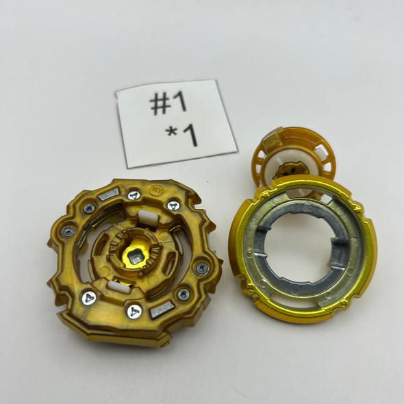 TAKARA TOMY Knockout Odin Outer Xtreme (Gold Turbo Ver.) B-158 05 Burst Rise Gatinko Beyblade [USED]