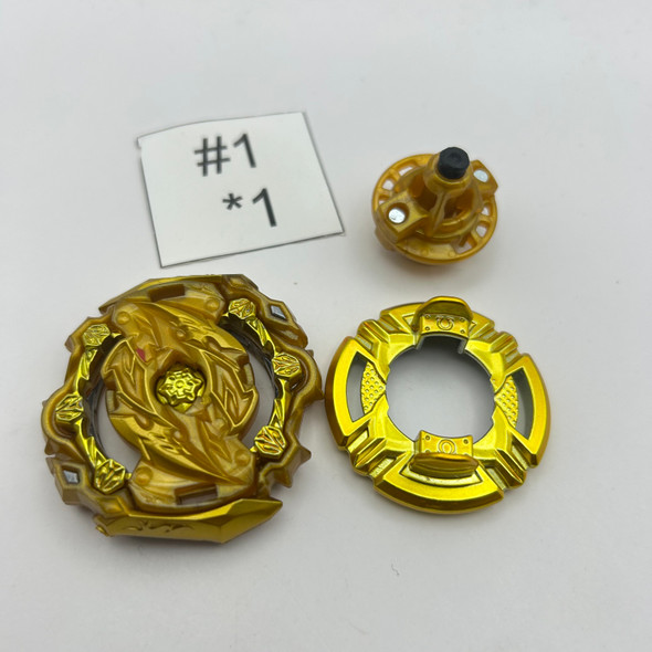 TAKARA TOMY Knockout Odin Outer Xtreme (Gold Turbo Ver.) B-158 05 Burst Rise Gatinko Beyblade [USED]