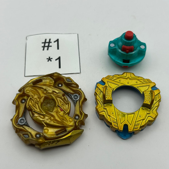 TAKARA TOMY Knockout Odin Blitz Quick' (Gold Turbo Ver.) B-158 05 Burst Rise Gatinko Beyblade [USED]