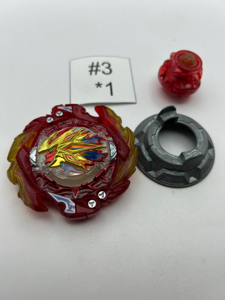 TAKARA TOMY Super Hyperion Tapered Xplosion-2 RR Burst BU DB Beyblade B-203 [USED]