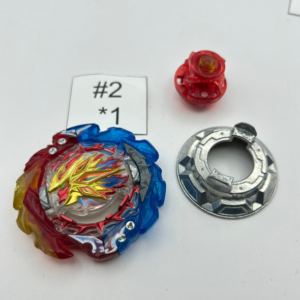 TAKARA TOMY Blue Super Hyperion MR Tapered Xplosion-2 Burst BU DB Beyblade B-203 [USED]